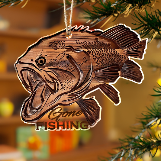 Bestchoo Acrylic Ornament Gone Fishing
