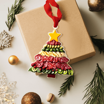 Bestchoo 2D Acrylic Ornament Charcuterie Christmas Tree