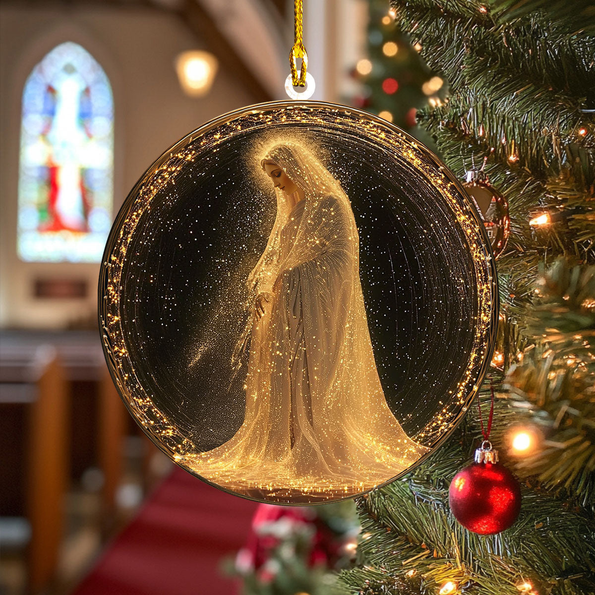 Bestchoo 2D Acrylic Ornament - Mary’s Gift of Life