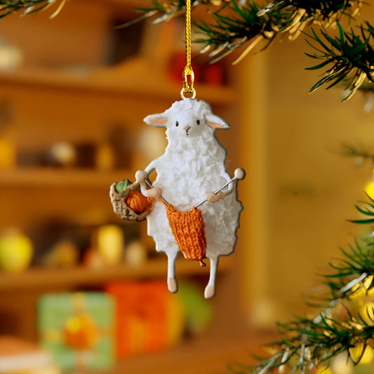 Bestchoo Acrylic Ornament Knitting Sheep