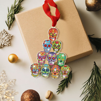 Bestchoo 2D Acrylic Ornament - Fiesta of Skulls