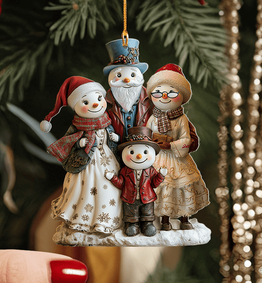 Bestchoo 2D Acrylic Ornament - Snowy Generations