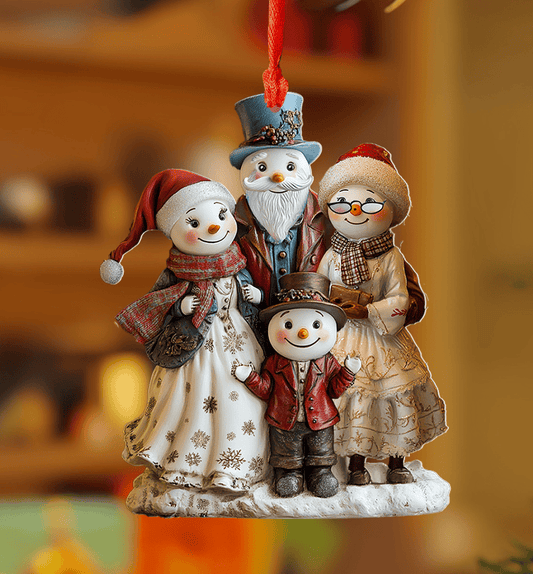Bestchoo 2D Acrylic Ornament - Snowy Generations