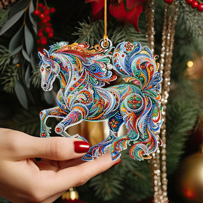 Bestchoo 2D Acrylic Ornament Majestic Spirit Horse
