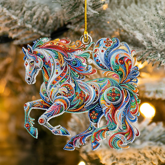 Bestchoo 2D Acrylic Ornament Majestic Spirit Horse