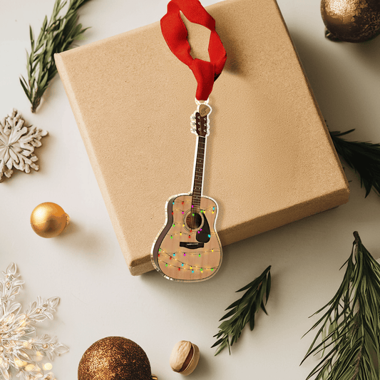 Bestchoo 2D Acrylic Ornament My First Acoustic Guitar