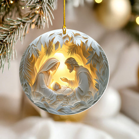 Bestchoo 2D Acrylic Ornament Graceful Birth