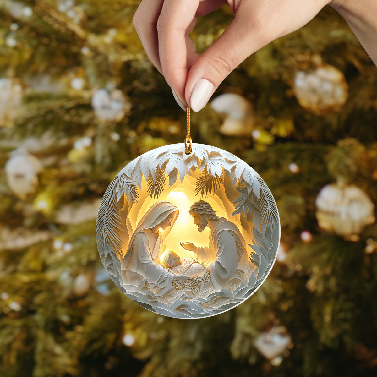 Bestchoo 2D Acrylic Ornament Graceful Birth