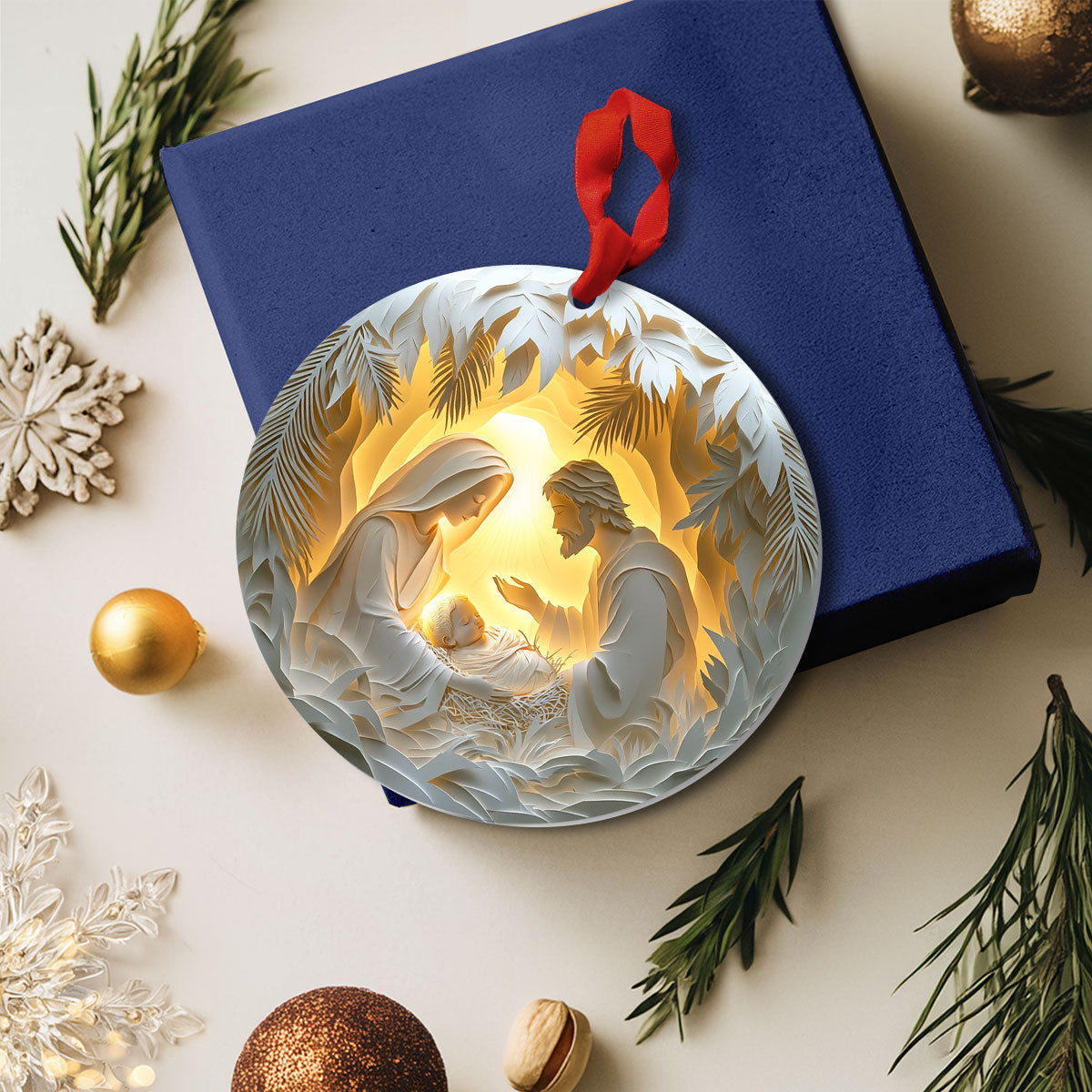 Bestchoo 2D Acrylic Ornament Graceful Birth