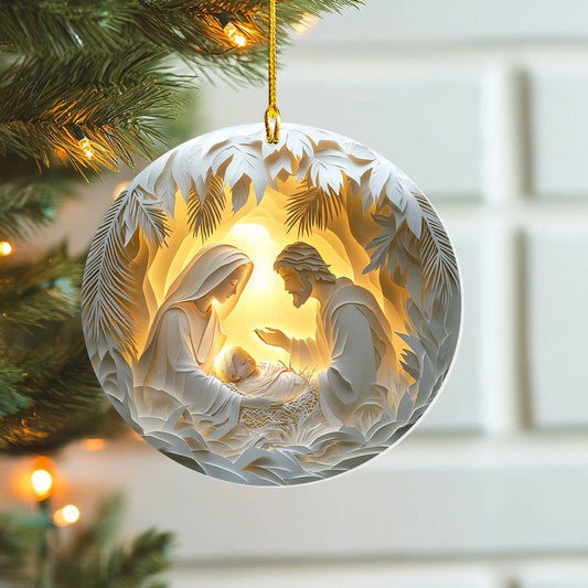 Bestchoo 2D Acrylic Ornament Graceful Birth
