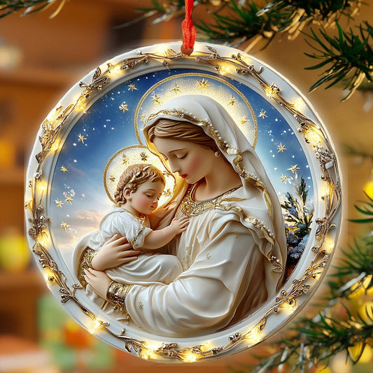 Bestchoo 2D Acrylic Ornament Holy Maternal Love