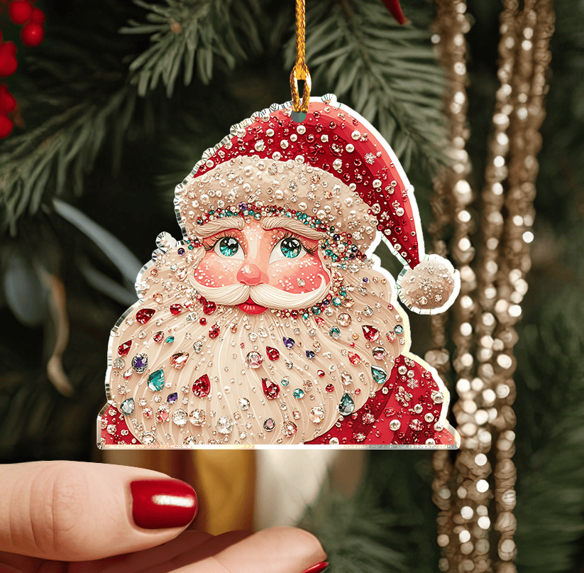 Bestchoo 2D Acrylic Ornament - Santa