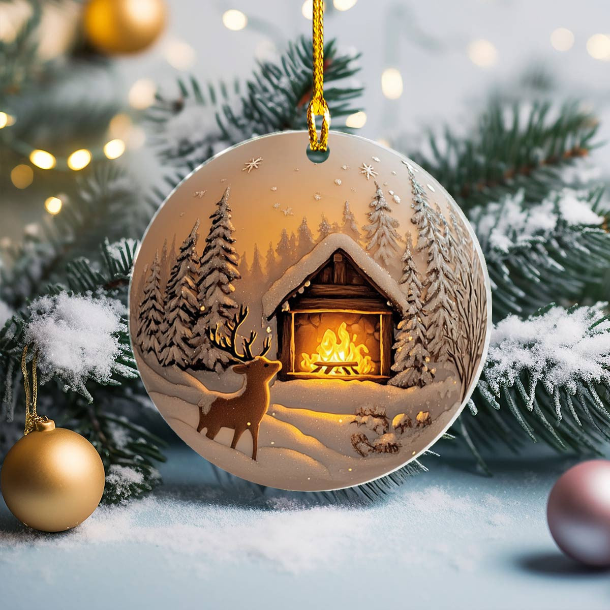 Bestchoo Acrylic Ornament Forest Friends