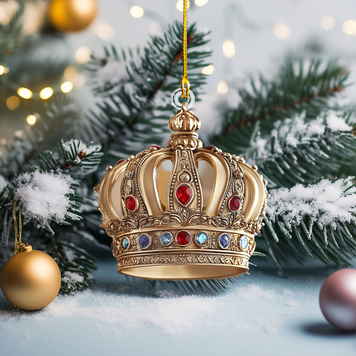 Bestchoo 2D Acrylic Ornament - Savior's Crown