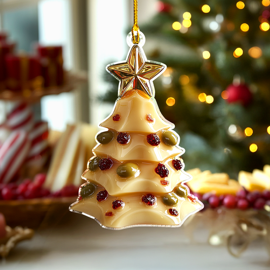 Bestchoo 2D Acrylic Ornament Cheesy Christmas Tree
