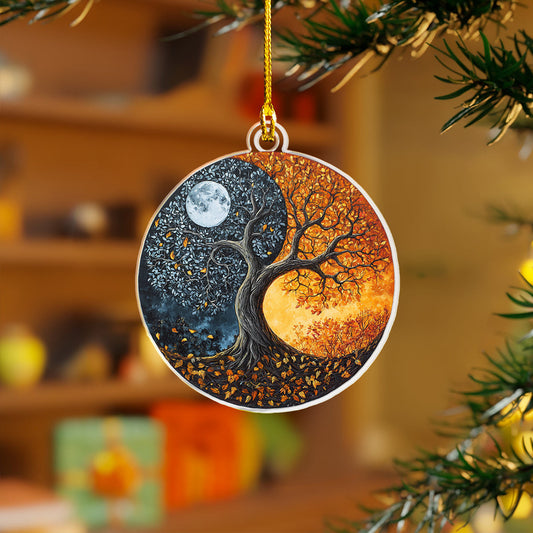 Bestchoo 2D Acrylic Ornament - Yin-Yang Tree of Life
