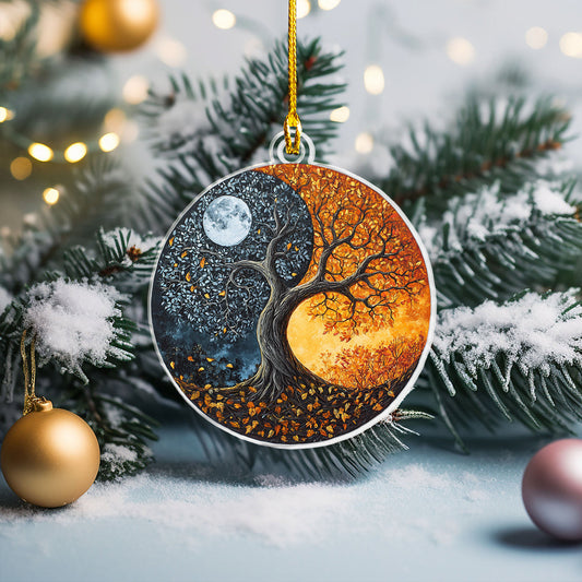 Bestchoo 2D Acrylic Ornament - Yin-Yang Tree of Life