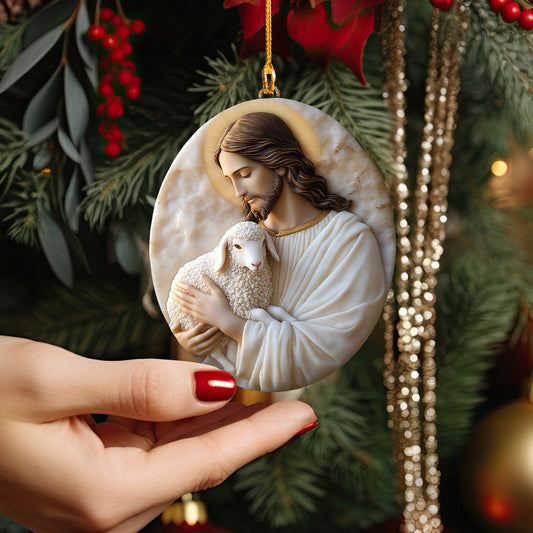 Bestchoo 2D Acrylic Ornament In God's Arms