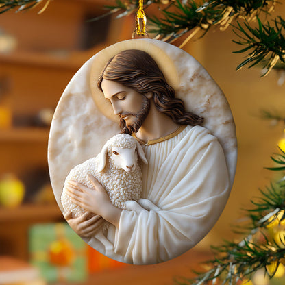 Bestchoo 2D Acrylic Ornament In God's Arms