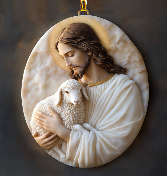 Bestchoo 2D Acrylic Ornament In God's Arms