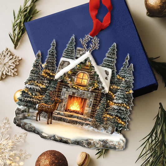 Bestchoo Acrylic Ornament Peaceful Christmas