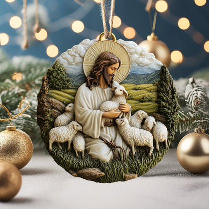 Bestchoo 2D Acrylic Ornament - The Good Shepherd