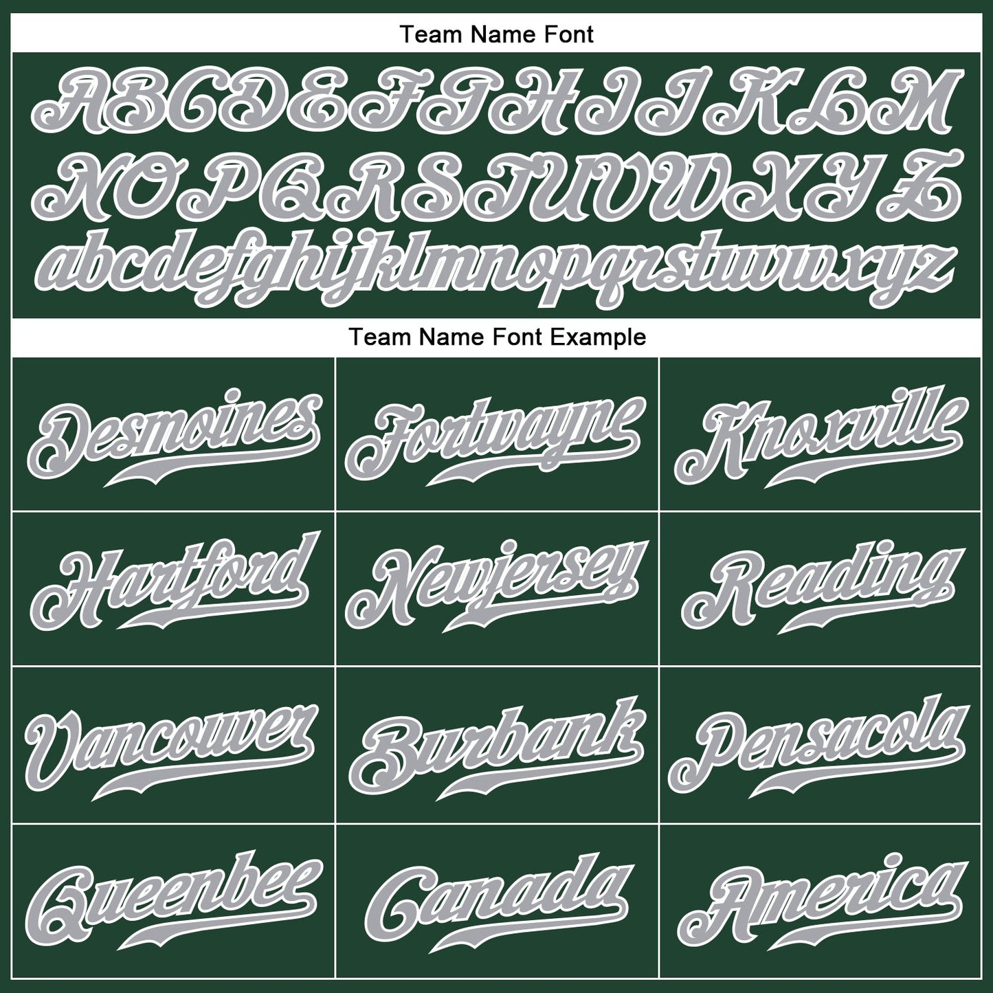 Custom Green Gray-White Authentic Baseball Jersey