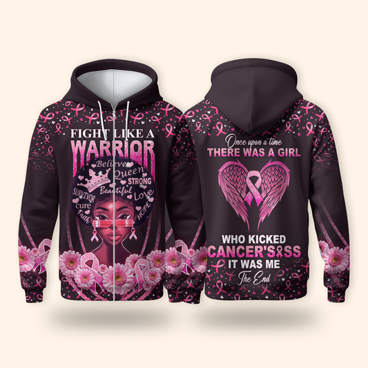 Fight Like A Warrior - Breast Cancer Awareness Shirt, Custom Choo