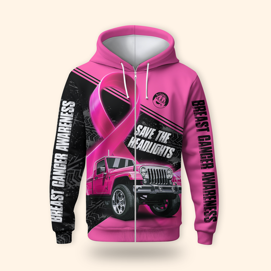 Save The Headlights - Survivor Breast Cancer Awareness Shirt, Custom Choo