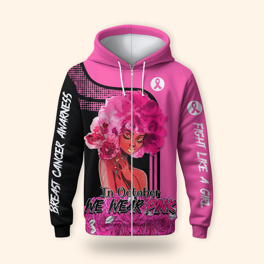 Breast Cancer Awareness Black Woman, Custom Choo