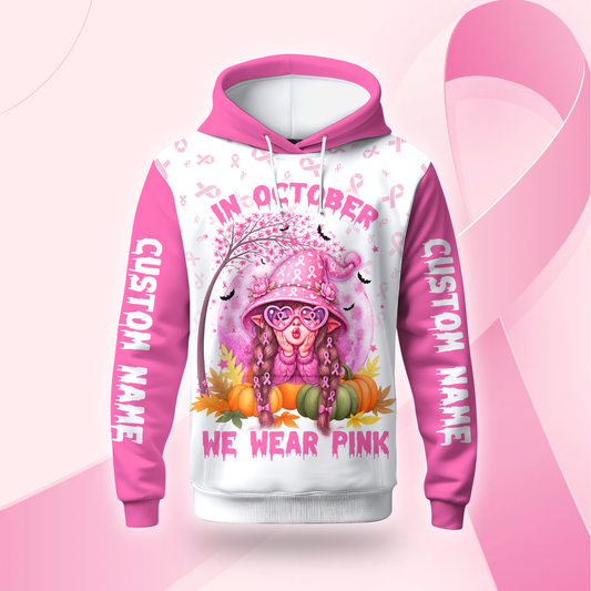 Personalized Breast Cancer Awareness Shirt, Custom Choo