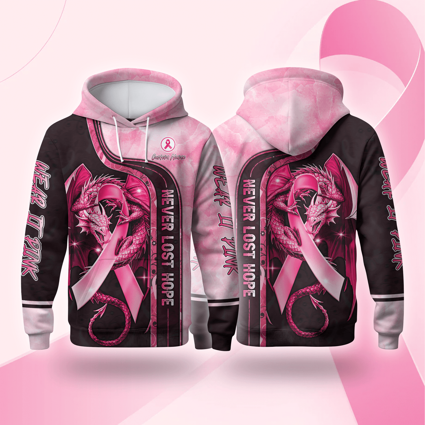 Warrior Dragon Breast Cancer Awareness  - Breast Cancer Awareness shirt