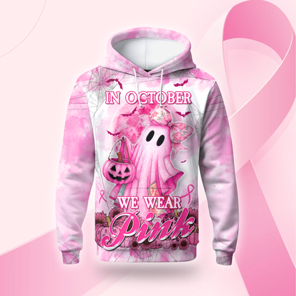 In October We Wear Pink - Breast Cancer Awareness Shirt