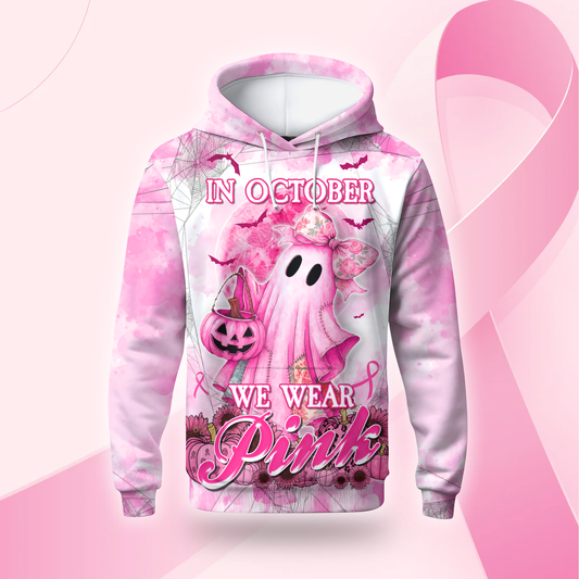 In October We Wear Pink - Breast Cancer Awareness Shirt
