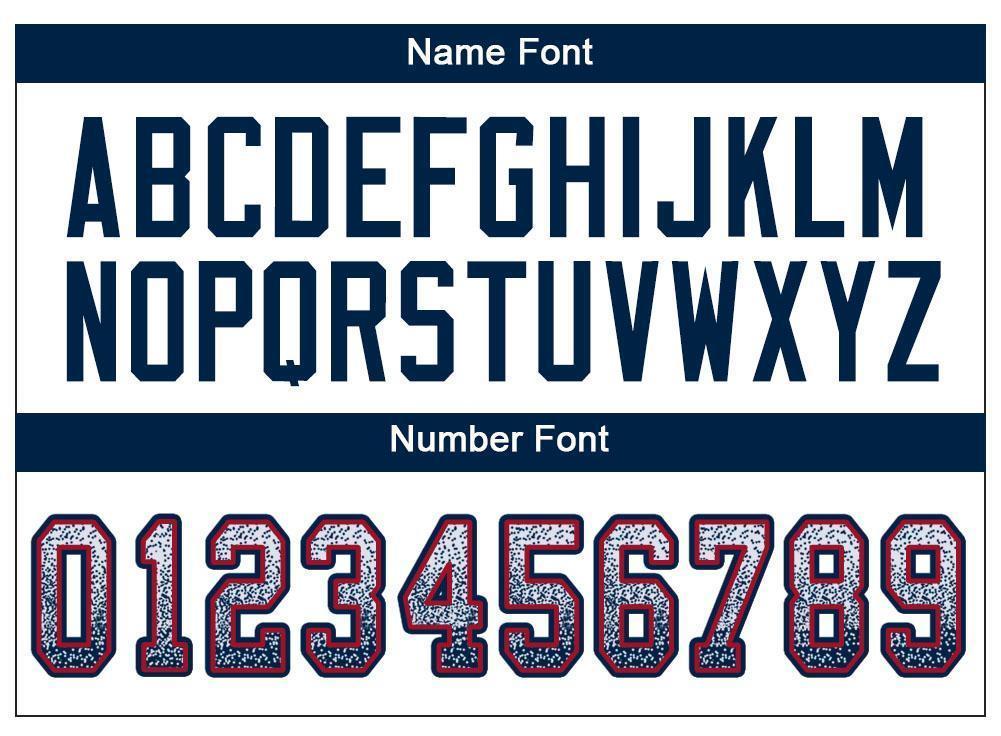 Custom White Navy-Red Drift Fashion Football Jersey