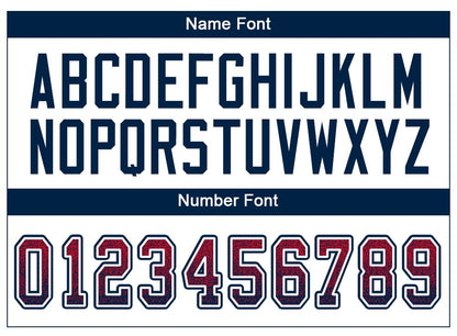 Custom Red Navy-White Drift Fashion Football Jersey