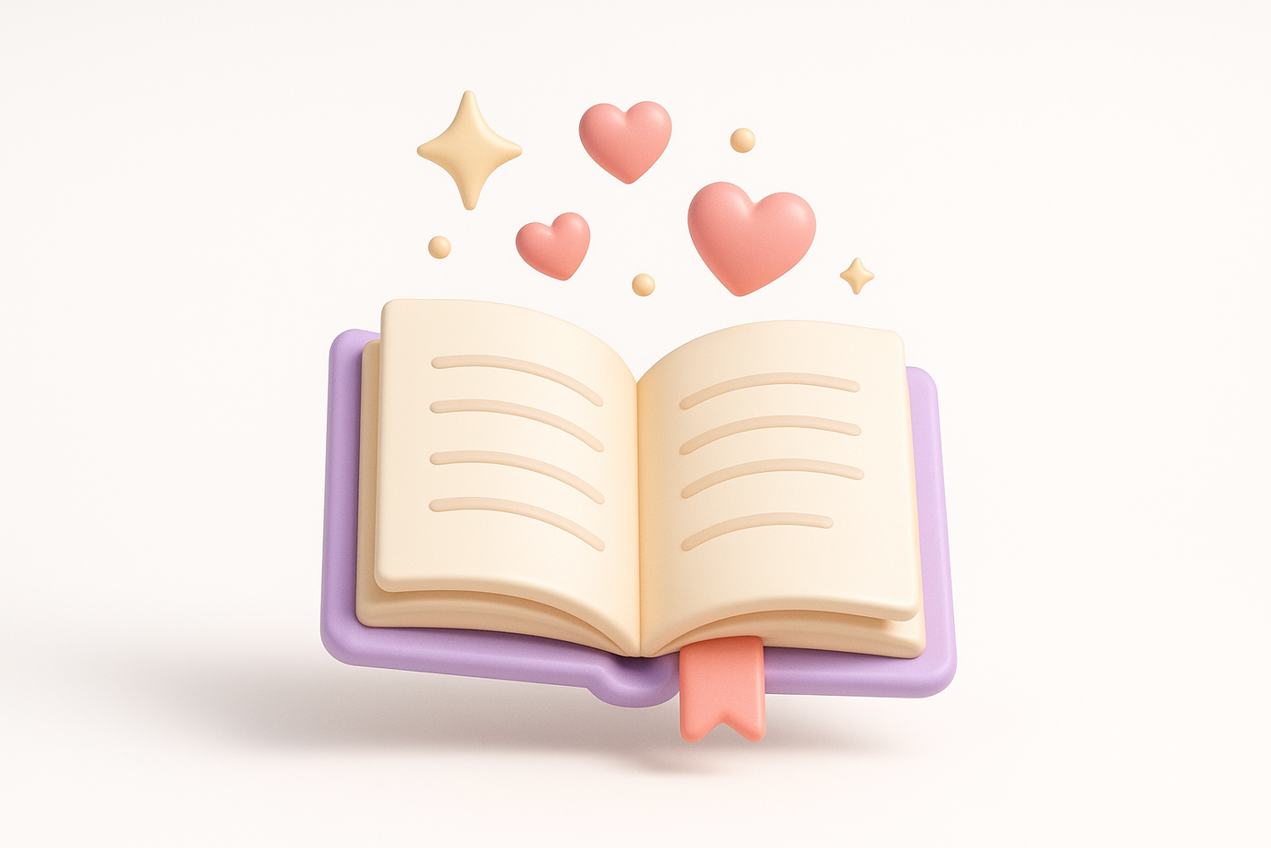 Icon sách kể chuyện 3D