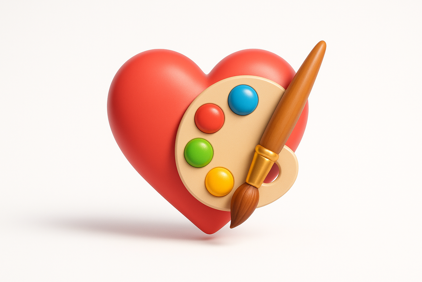 Icon sáng tạo và cảm xúc 3D