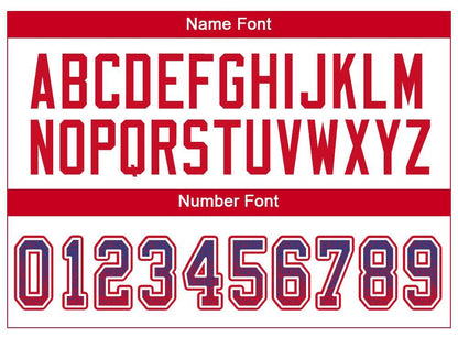 Custom Royal Scarlet-White Drift Fashion Football Jersey