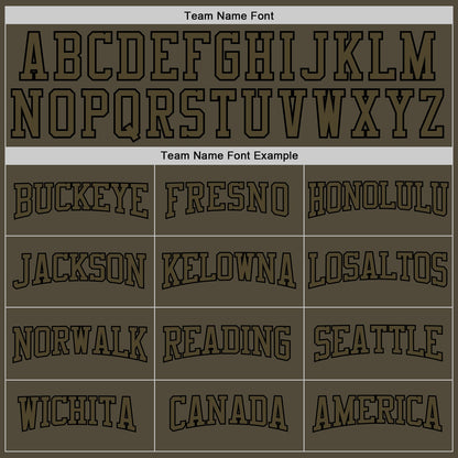 Custom Stitched Olive Olive-Black Sports Pullover Sweatshirt Salute To Service Hoodie