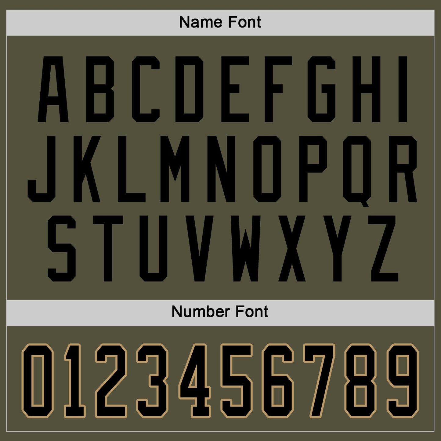 Custom Olive Black-Old Gold Salute To Service Hockey Jersey