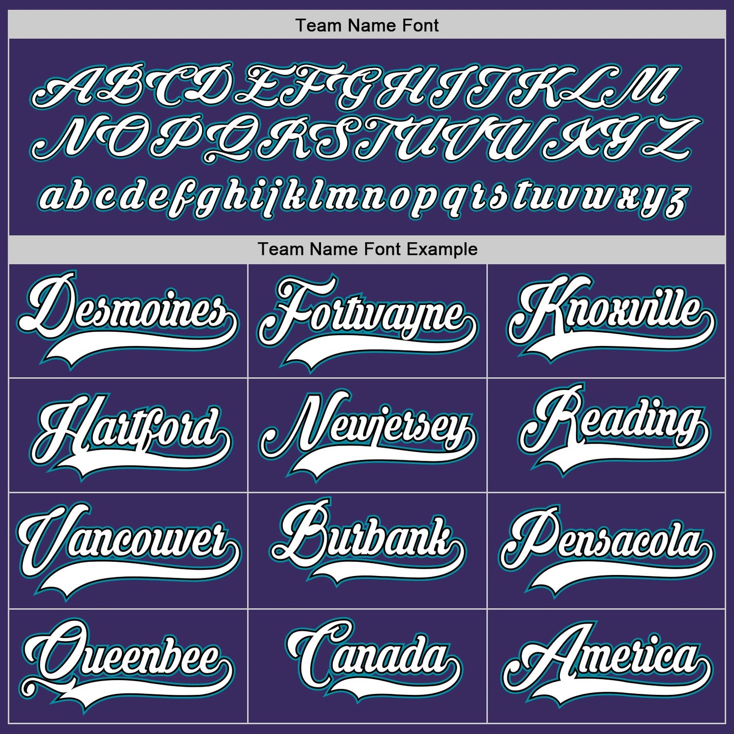 Custom Purple White-Teal Hockey Jersey