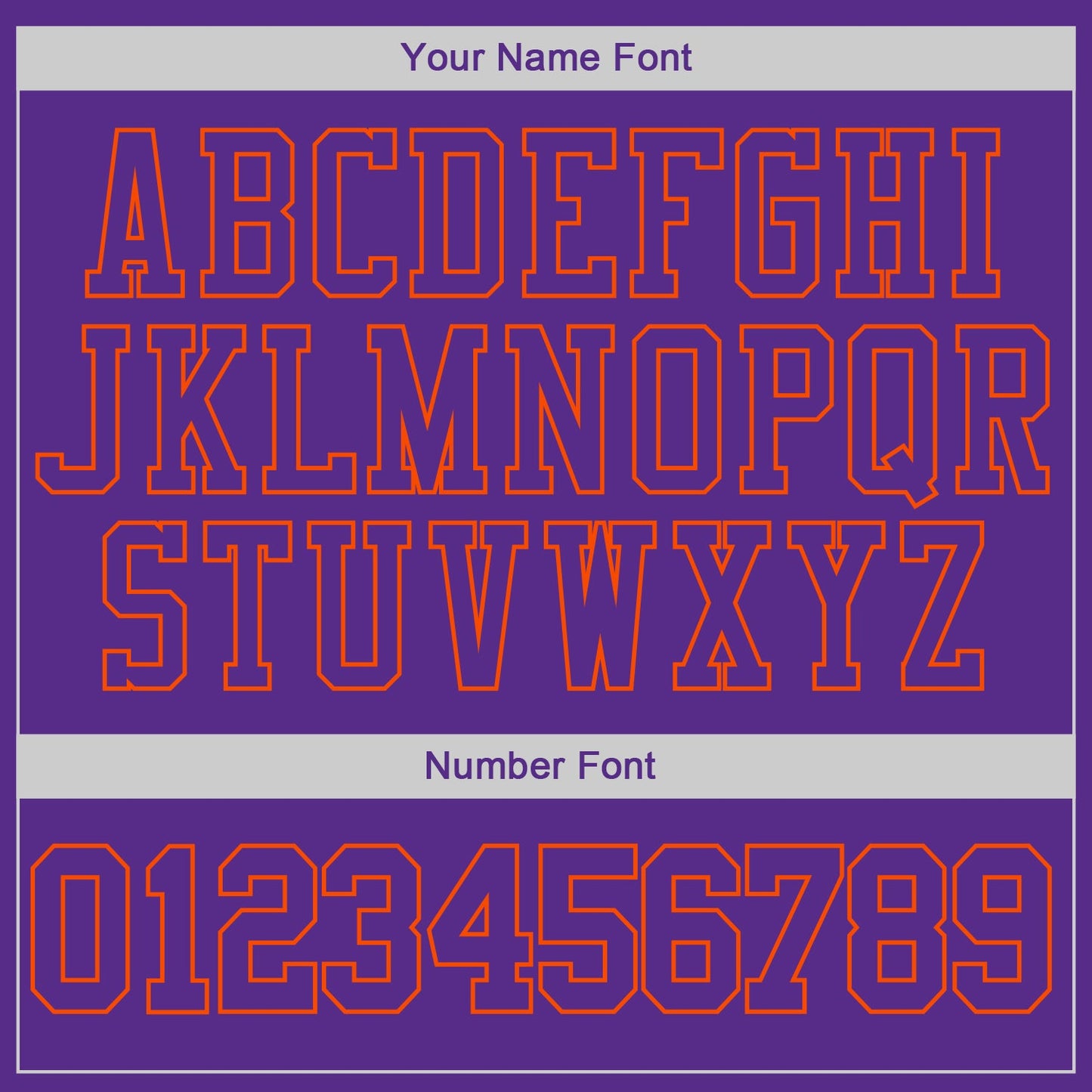 Custom Stitched Purple Purple-Orange Sports Pullover Sweatshirt Hoodie