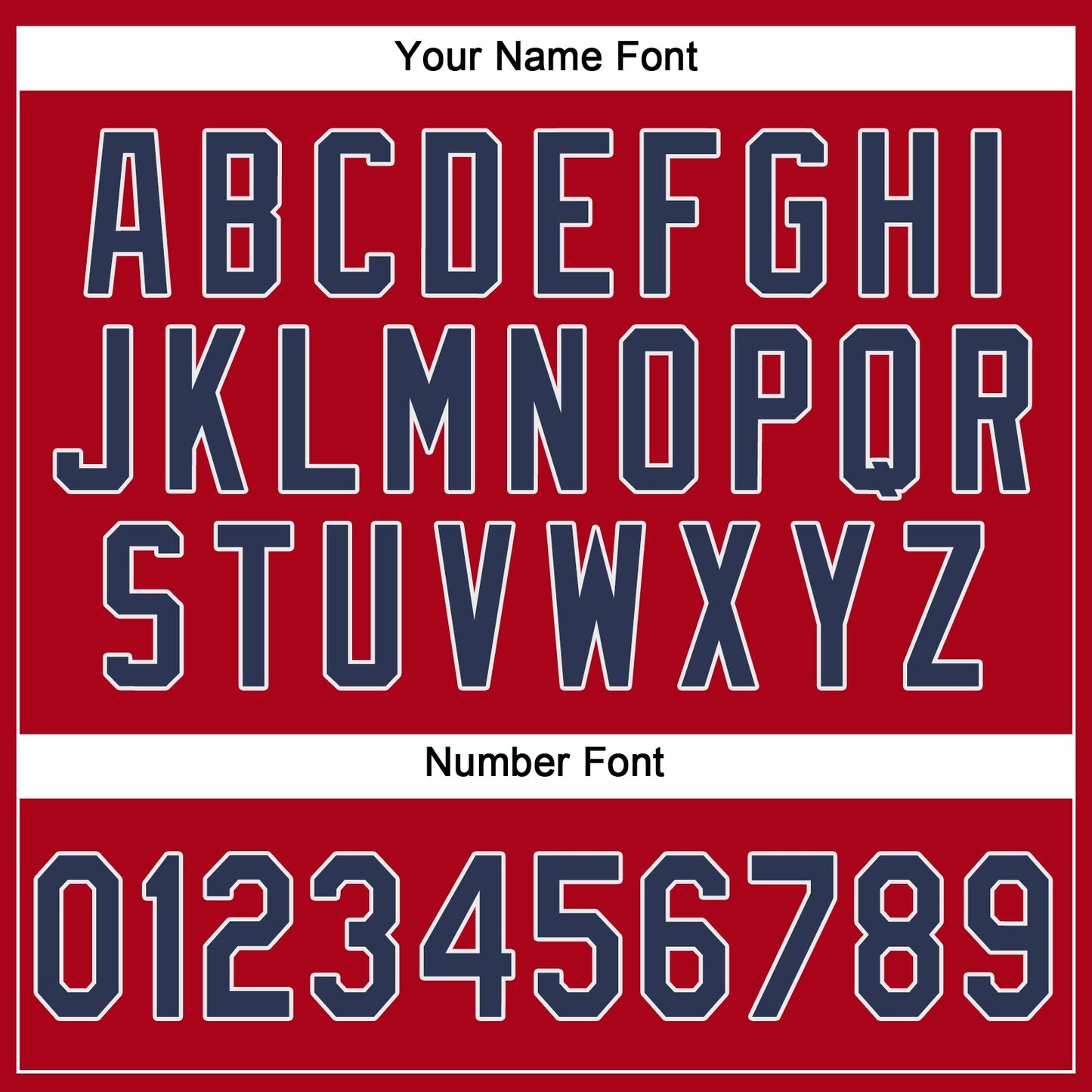 Custom Red Navy-White Performance T-Shirt