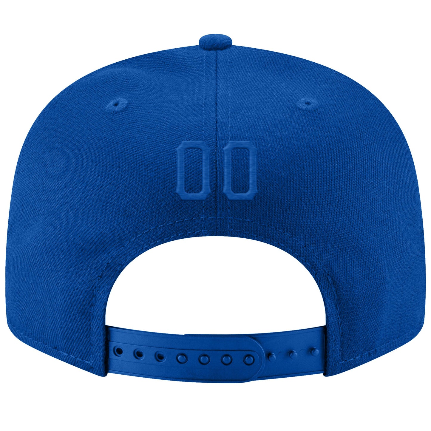 Custom Royal Royal-Red Stitched Adjustable Snapback Hat
