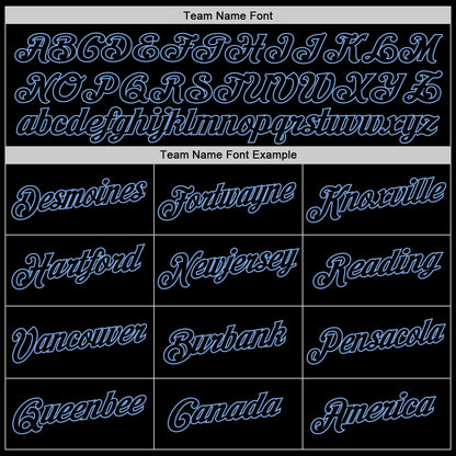 Custom Stitched White Black-Light Blue Split Fashion Sports Pullover Sweatshirt Hoodie