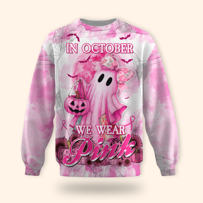 In October We Wear Pink - Breast Cancer Awareness Shirt