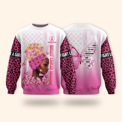 Breast Cancer Warrior Leopard - Survivor Breast Cancer Awareness Shirt