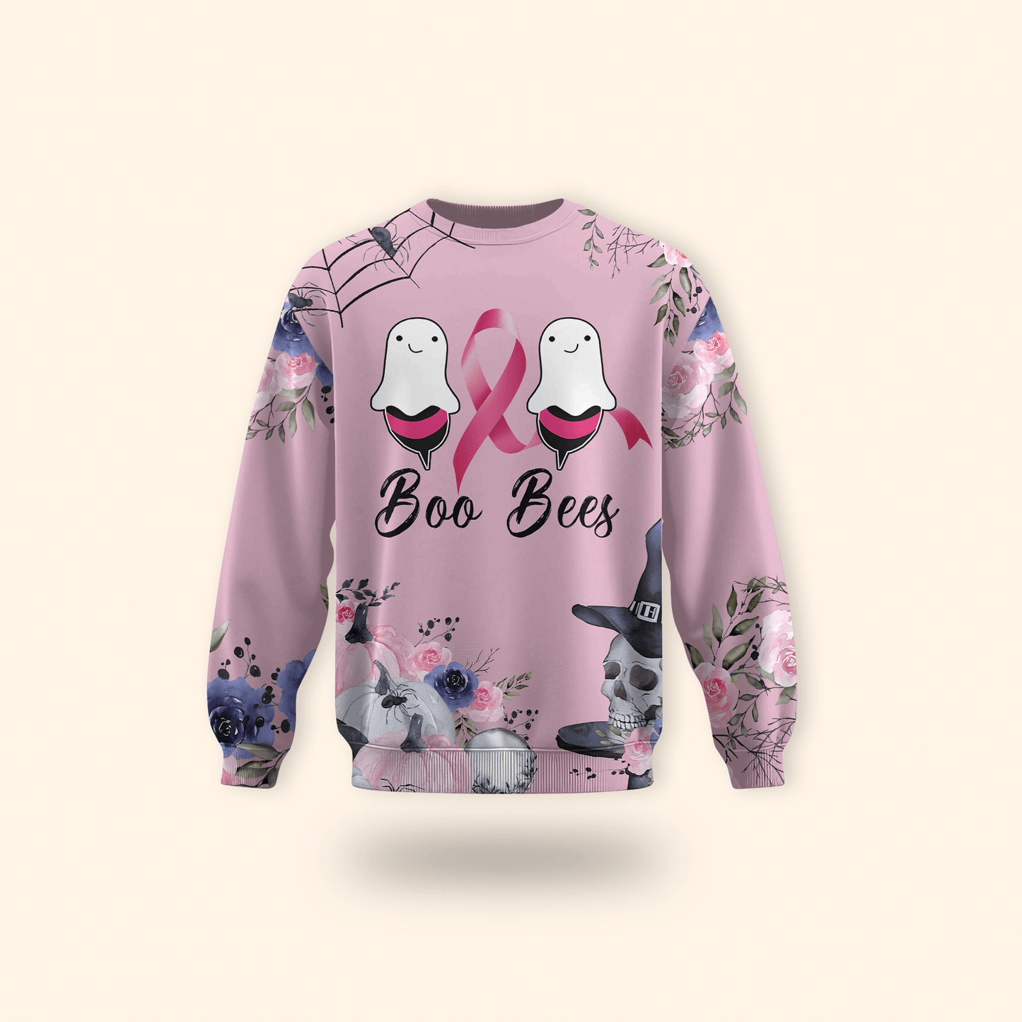 "Boo Bees" Ghost Halloween Awareness - Breast Cancer Awareness shirt
