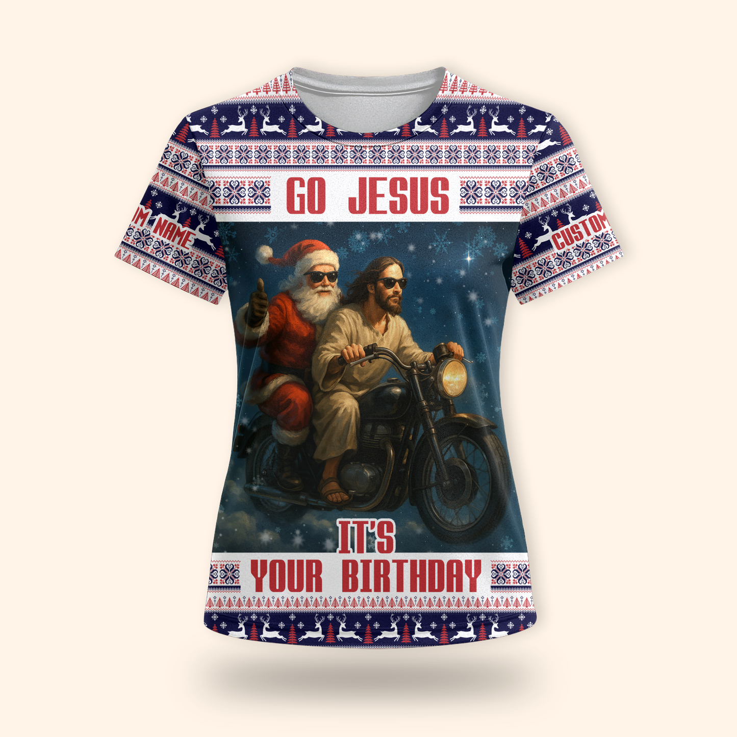 Go Jesus It’s Your Birthday Hoodie – Funny Christmas Zip Up Sweatshirt